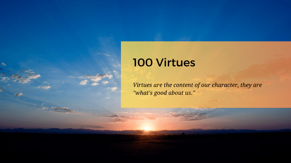 100 Virtues